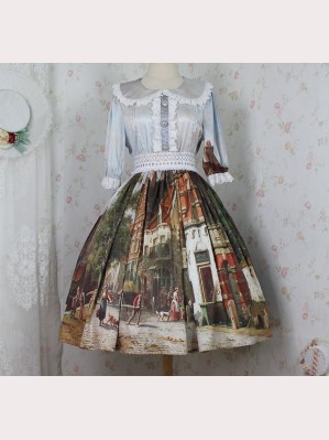 Townlet Classic Lolita Style Dress OP (LSK14)